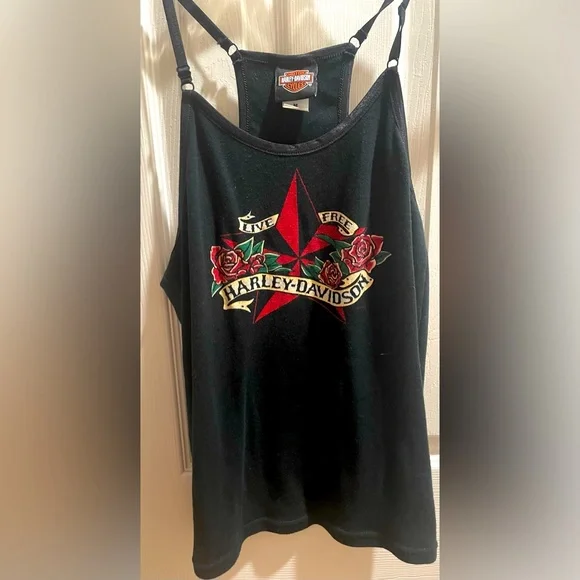 Harley-Davidson Tops Harley Davidson Ladies Strapless Tank